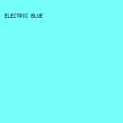 76FFFD - Electric Blue color image preview