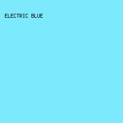 7ceafc - Electric Blue color image preview