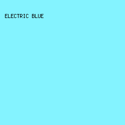 84f3ff - Electric Blue color image preview