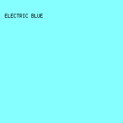 85FFFF - Electric Blue color image preview