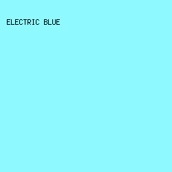 8EF9FF - Electric Blue color image preview