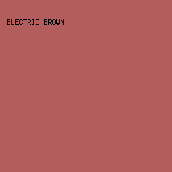 B35D5D - Electric Brown color image preview
