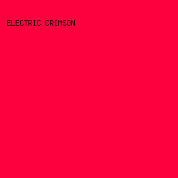 Fd003e - Electric Crimson color image preview