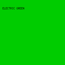00cc00 - Electric Green color image preview