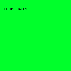 00ff2b - Electric Green color image preview