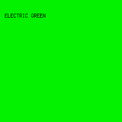 03f200 - Electric Green color image preview