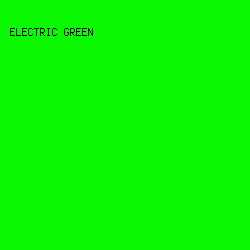 0bf903 - Electric Green color image preview