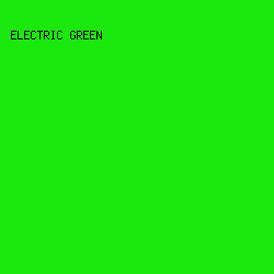19E90C - Electric Green color image preview