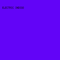 6204F7 - Electric Indigo color image preview