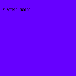 6600ff - Electric Indigo color image preview