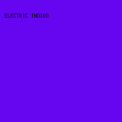 6605F0 - Electric Indigo color image preview