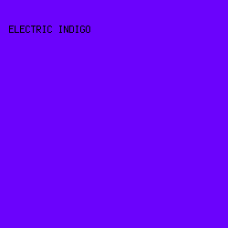 6B03FC - Electric Indigo color image preview
