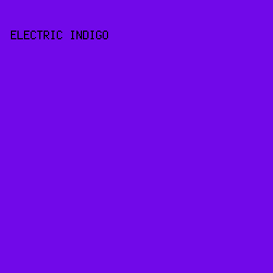 7109E9 - Electric Indigo color image preview