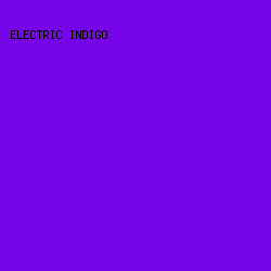 7605E8 - Electric Indigo color image preview