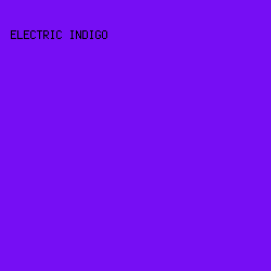 760ef4 - Electric Indigo color image preview