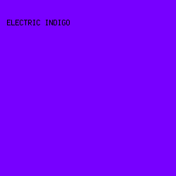 7700ff - Electric Indigo color image preview