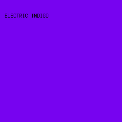 7703F0 - Electric Indigo color image preview