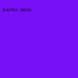 7710F7 - Electric Indigo color image preview