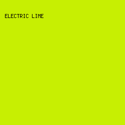 C7EF02 - Electric Lime color image preview