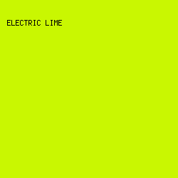 C9F701 - Electric Lime color image preview