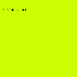 cbfd03 - Electric Lime color image preview