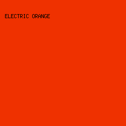 EF3100 - Electric Orange color image preview