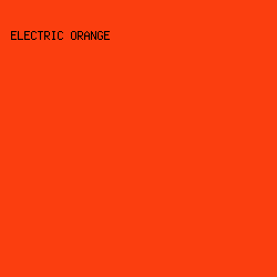 FB3E0F - Electric Orange color image preview
