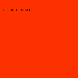 FD3000 - Electric Orange color image preview