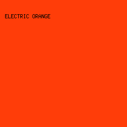 FF3D09 - Electric Orange color image preview