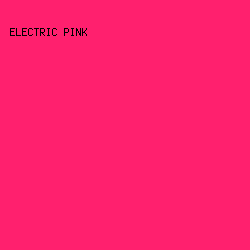 FF206E - Electric Pink color image preview