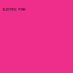 ef2e8b - Electric Pink color image preview