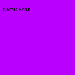 b900ff - Electric Purple color image preview