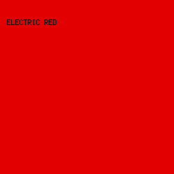 E20000 - Electric Red color image preview