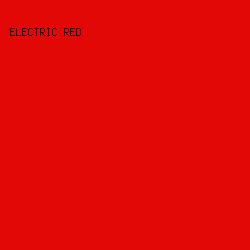 E20806 - Electric Red color image preview