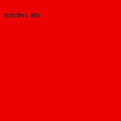 EA0100 - Electric Red color image preview
