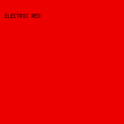 ED0000 - Electric Red color image preview