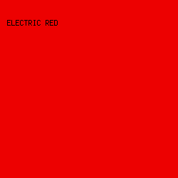 ED0101 - Electric Red color image preview