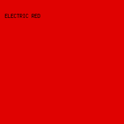 e00201 - Electric Red color image preview