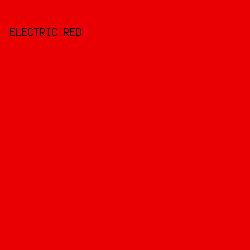 e80002 - Electric Red color image preview