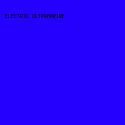 2500ff - Electric Ultramarine color image preview