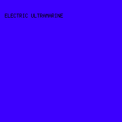 3C00FE - Electric Ultramarine color image preview