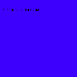3e00fd - Electric Ultramarine color image preview