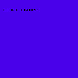 4901EA - Electric Ultramarine color image preview