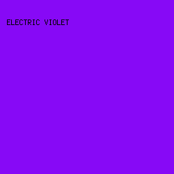 8709F6 - Electric Violet color image preview
