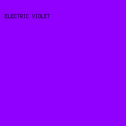8F00FF - Electric Violet color image preview