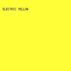 FEFF38 - Electric Yellow color image preview