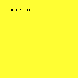 FFFE33 - Electric Yellow color image preview