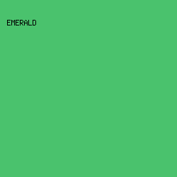 4AC26D - Emerald color image preview
