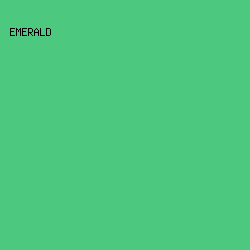 4cc87f - Emerald color image preview