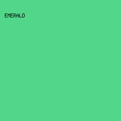 52D68A - Emerald color image preview